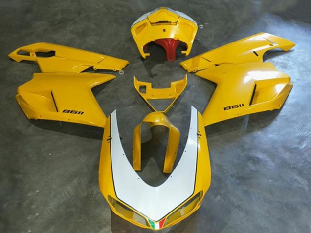 2008-2012 Kawasaki EX250 Motorcycle Fairings - White Yellow Canada Websites