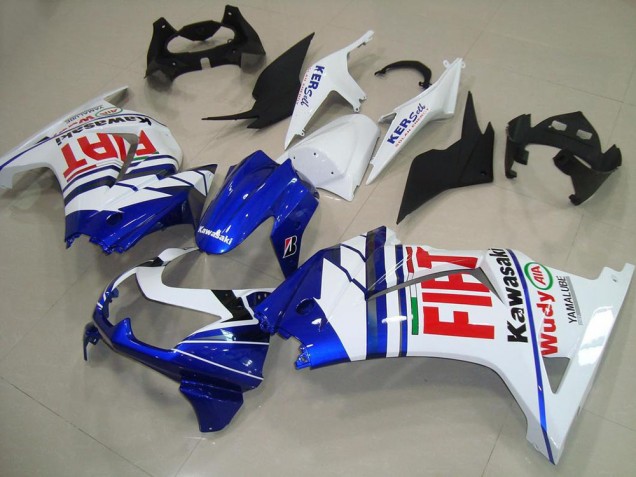 2008-2012 Kawasaki ZX250R Motorcycle Fairings - White Blue Red Fiat Canada Websites