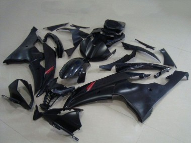 2008-2016 Yamaha YZF R6 Motorcycle Fairings - Glossy Black Matte Black Canada Websites