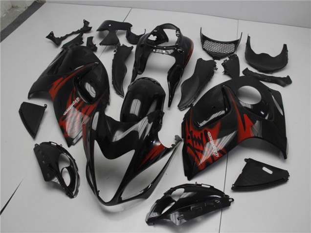 2008-2020 Suzuki GSXR 1300 Hayabusa Motorcycle Fairings - Glossy Black Red Canada Websites