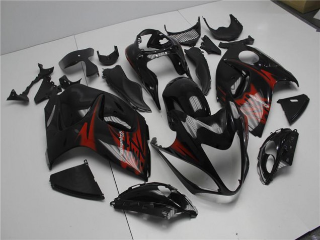 2008-2020 Suzuki GSXR 1300 Hayabusa Motorcycle Fairings - Glossy Black Red Canada Websites