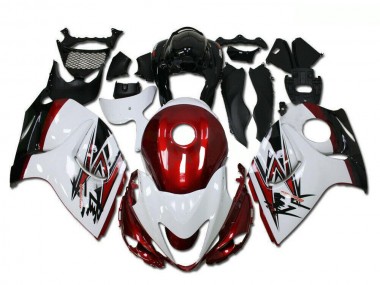 2008-2020 Suzuki GSXR 1300 Hayabusa Motorcycle Fairings - White Red Black Canada Websites