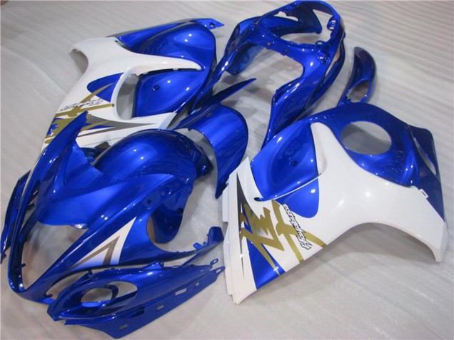 2008-2020 Suzuki GSXR 1300 Hayabusa Motorcycle Fairings - White Blue Canada Websites