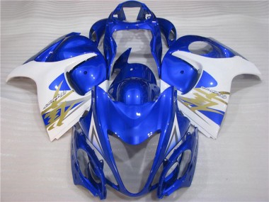 2008-2020 Suzuki GSXR 1300 Hayabusa Motorcycle Fairings - White Blue Canada Websites