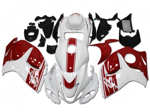 2008-2020 Suzuki GSXR 1300 Hayabusa Motorcycle Fairings - White Red Canada Websites