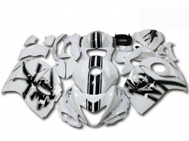 2008-2020 Suzuki GSXR 1300 Hayabusa Motorcycle Fairings - Pearl White Black Canada Websites