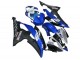 2008-2016 Yamaha YZF R6 Motorcycle Fairings - White Blue Matte Black Yamalube Canada Websites