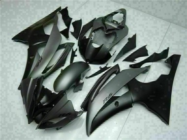 2008-2016 Yamaha YZF R6 Motorcycle Fairings - Grey Matte Black Canada Websites