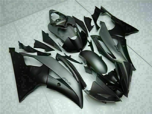 2008-2016 Yamaha YZF R6 Motorcycle Fairings - Grey Matte Black Canada Websites