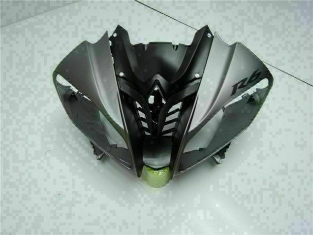 2008-2016 Yamaha YZF R6 Motorcycle Fairings - Grey Matte Black Canada Websites