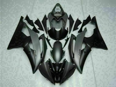 2008-2016 Yamaha YZF R6 Motorcycle Fairings - Grey Matte Black Canada Websites