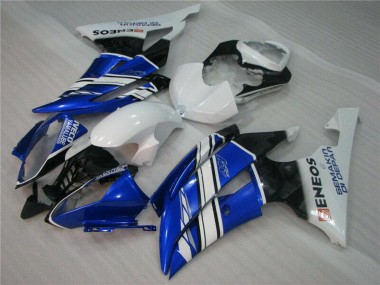 2008-2016 Yamaha YZF R6 Motorcycle Fairings - White Blue Black ENEOS Semakin Didepan Canada Websites