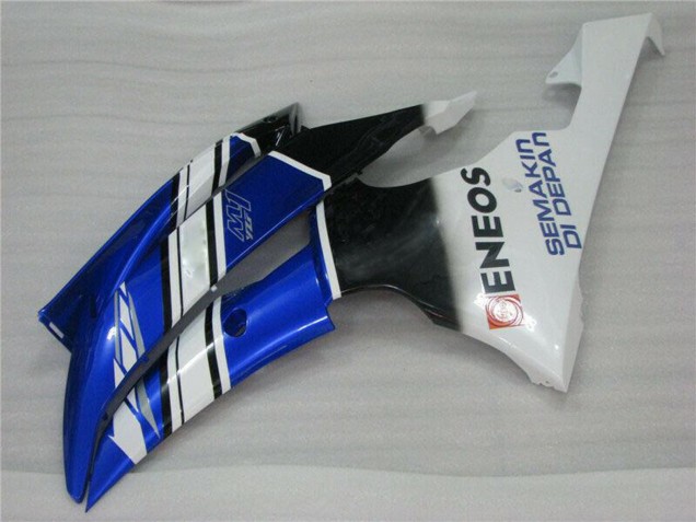 2008-2016 Yamaha YZF R6 Motorcycle Fairings - White Blue Black ENEOS Semakin Didepan Canada Websites