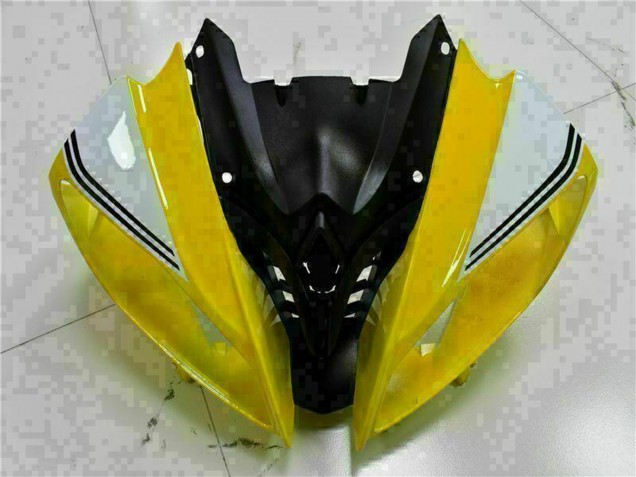 2008-2016 Yamaha YZF R6 Motorcycle Fairings - Yellow White Glossy Black Canada Websites