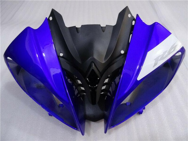 2008-2016 Yamaha YZF R6 Motorcycle Fairings - White Blue Matte Black Canada Websites
