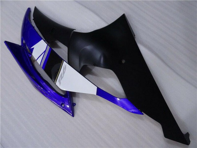 2008-2016 Yamaha YZF R6 Motorcycle Fairings - White Blue Matte Black Canada Websites