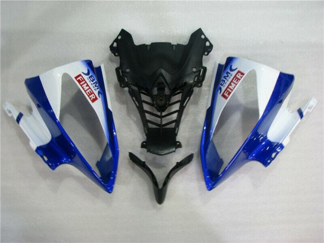 2008-2016 Yamaha YZF R6 Motorcycle Fairings - White Blue Red Sterilgarda Volvo Fimer Yamalube Canada Websites