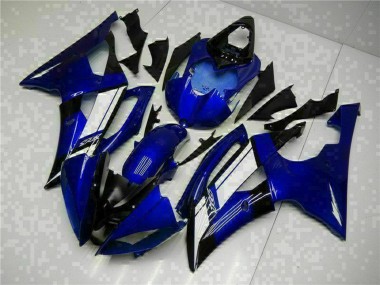 2008-2016 Yamaha YZF R6 Motorcycle Fairings - Blue White Canada Websites