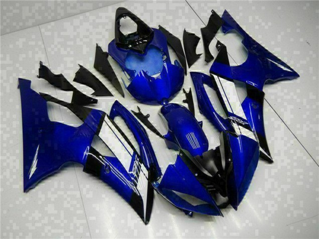 2008-2016 Yamaha YZF R6 Motorcycle Fairings - Blue White Canada Websites