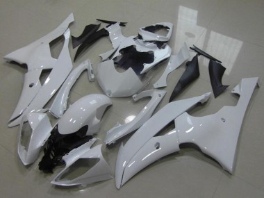 2008-2016 Yamaha YZF R6 Motorcycle Fairing - Glossy White Canada Websites