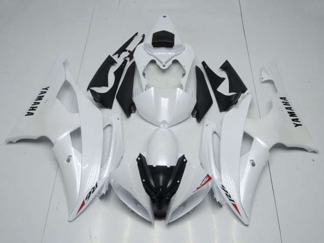 2008-2016 Yamaha YZF R6 Motorcycle Fairings - Glossy White Canada Websites