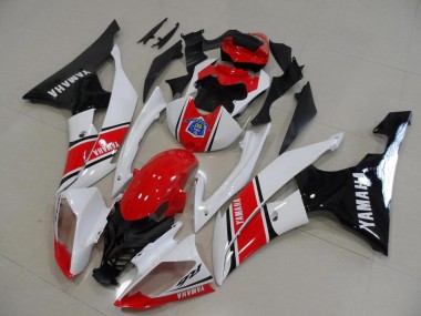2008-2016 Yamaha YZF R6 Bike Fairings - White Red Glossy Black Canada Websites
