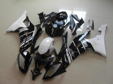 2008-2016 Yamaha YZF R6 Motorcycle Fairing - White Glossy Black Canada Websites