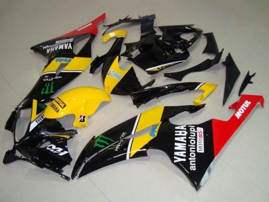 2008-2016 Yamaha YZF R6 Motorcycle Fairings - Yellow Red Glossy Black Green Monster Motul Canada Websites