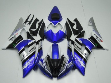 2008-2016 Yamaha YZF R6 Motorcycle Fairings - White Blue Silver Black Monster ENEOS Yamalube Semakin Didepan Canada Websites