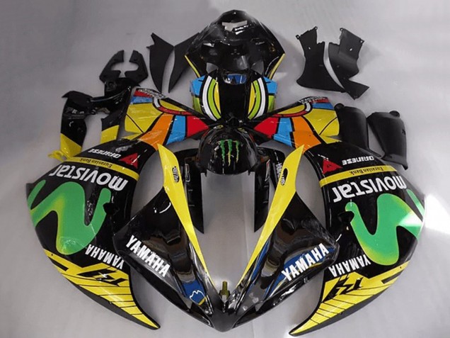 2009-2011 Yamaha YZF R1 Motorcycle Fairings - Rossi MoviStar Canada Websites
