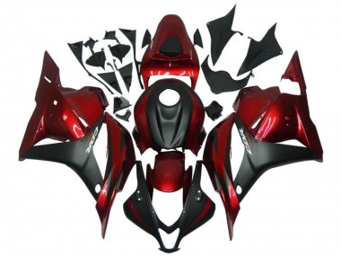 2009-2012 Honda CBR600RR Motorcycle Fairings - Red Matte Black Canada Websites