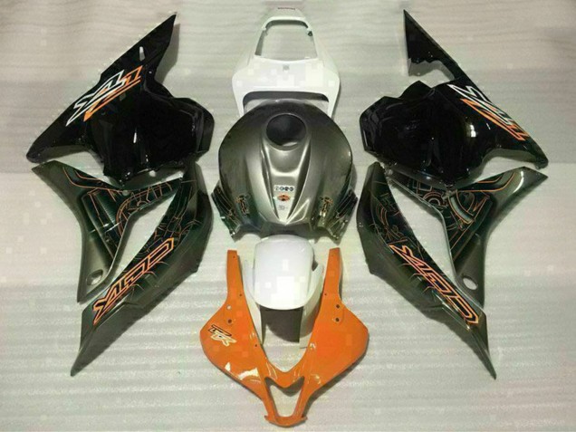 2009-2012 Honda CBR600RR Motorcycle Fairings - White Orange Glossy Black Canada Websites