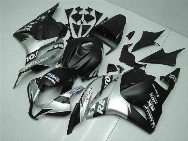 2009-2012 Honda CBR600RR Motorcycle Fairings - Silver Matte Black Repsol Canada Websites