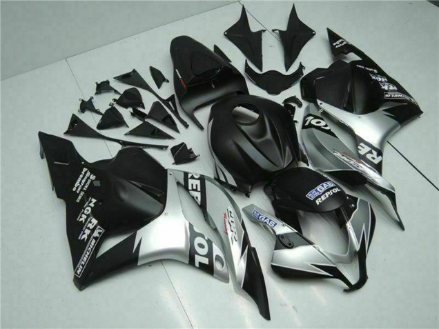 2009-2012 Honda CBR600RR Motorcycle Fairings - Silver Matte Black Repsol Canada Websites