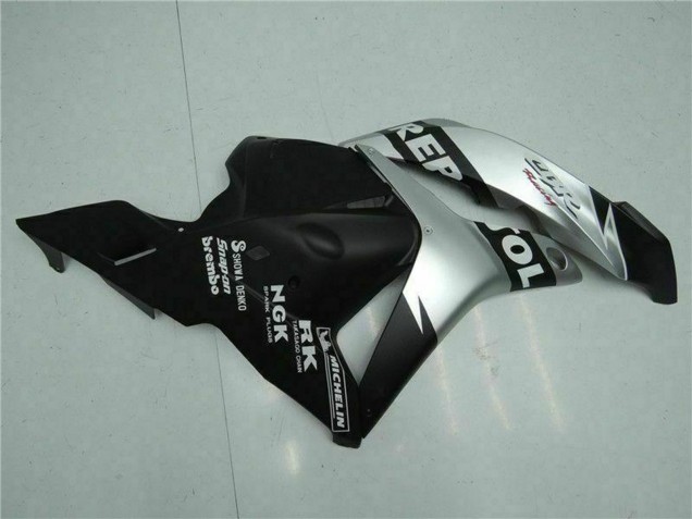 2009-2012 Honda CBR600RR Motorcycle Fairings - Silver Matte Black Repsol Canada Websites