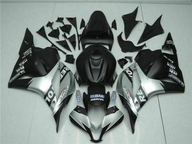 2009-2012 Honda CBR600RR Motorcycle Fairings - Silver Matte Black Repsol Canada Websites