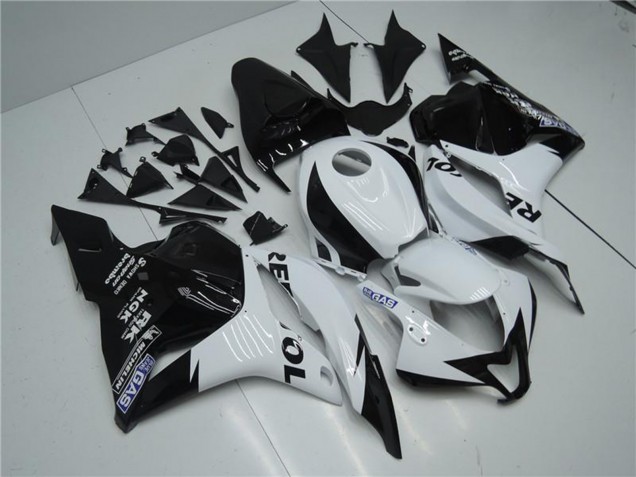 2009-2012 Honda CBR600RR Motorcycle Fairing - White Glossy Black Repsol Canada Websites