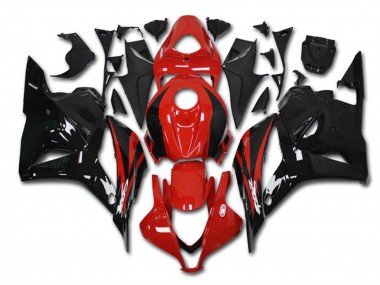 2009-2012 Honda CBR600RR Motorcycle Fairing Kits - Red Glossy Black Canada Websites