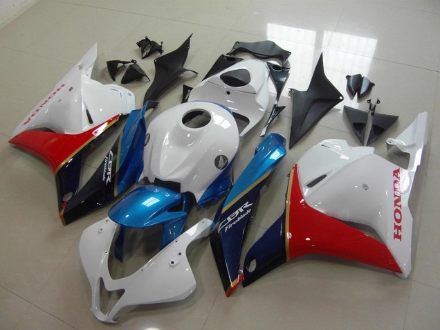 2009-2012 Honda CBR600RR Motorcycle Fairing - White Blue Red Glossy Black Canada Websites