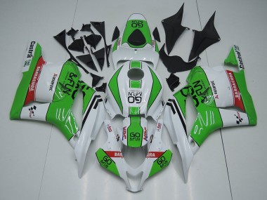 2009-2012 Honda CBR600RR Motorcycle Fairings - White Green Red Go Fun Canada Websites