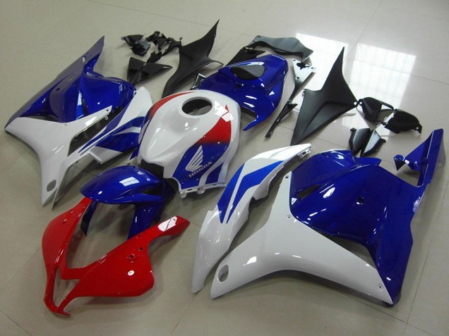 2009-2012 Honda CBR600RR Motorcycle Fairing - White Red Blue Canada Websites