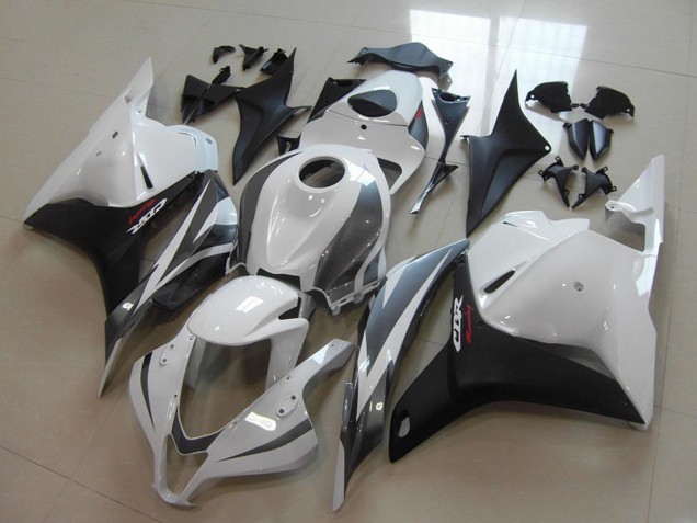 2009-2012 Honda CBR600RR Motorcycle Fairings - White Grey Matte Black Canada Websites