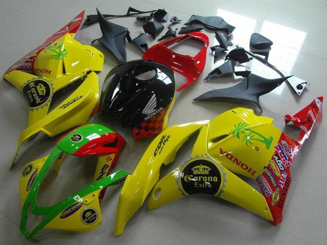 2009-2012 Honda CBR600RR Motorcycle Fairings - Yellow Red Green Glossy Black Corona Extra Canada Websites