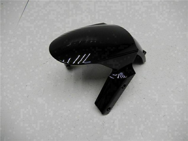 2009-2012 Kawasaki ZX6R Motorcycle Fairings - Glossy Black Gold Ninja Canada Websites