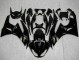 2009-2012 Kawasaki ZX6R Motorcycle Fairings - Glossy Black Gold Ninja Canada Websites