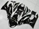 2009-2012 Kawasaki ZX6R Motorcycle Fairings - Glossy Black White Ninja Canada Websites