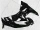 2009-2012 Kawasaki ZX6R Motorcycle Fairings - Glossy Black White Ninja Canada Websites