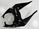 2009-2012 Kawasaki ZX6R Motorcycle Fairings - Glossy Black White Ninja Canada Websites