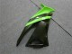 2009-2012 Kawasaki ZX6R Motorcycle Fairings - Green Glossy Black Elf Touch4 Bridgestone Canada Websites