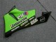 2009-2012 Kawasaki ZX6R Motorcycle Fairings - Green Glossy Black Elf Touch4 Bridgestone Canada Websites